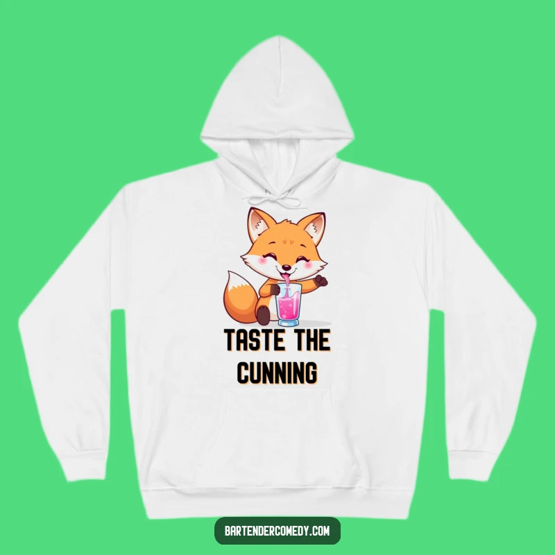 Cozy Funny Fox Bartender Hoodie: Stay Warm, Look Cool, and Laugh!