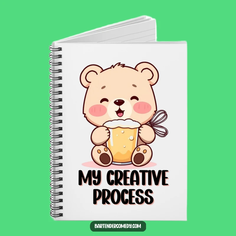 Funny Cheerful Bear Cub Notebook: Jot Down Ideas with Whimsy!