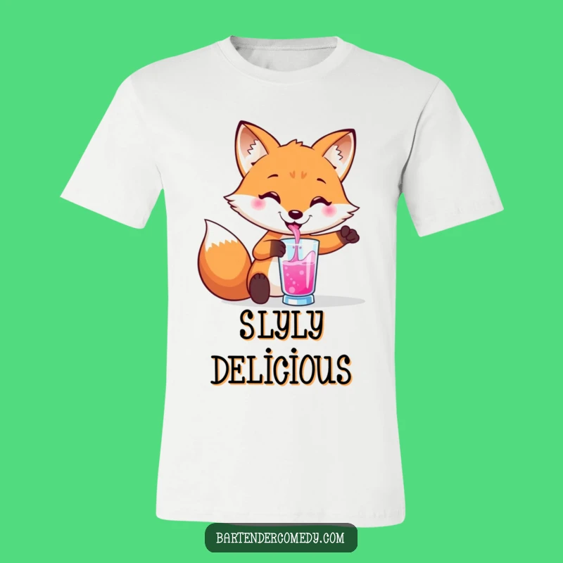 Funny Fox Pouring T-Shirt: Unleash Your Inner Mixologist with Style!